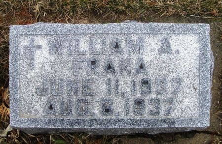 FRANA, WILLIAM A. - Winneshiek County, Iowa | WILLIAM A. FRANA 