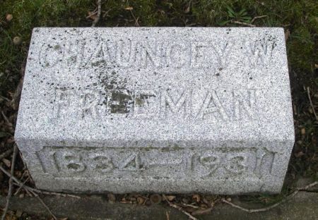 FREEMAN, CHAUNCEY W. - Winneshiek County, Iowa | CHAUNCEY W. FREEMAN 