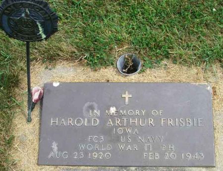 FRISBIE, HAROLD ARTHUR - Winneshiek County, Iowa | HAROLD ARTHUR FRISBIE 