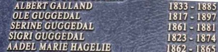 GALLAND, ALBERT - Winneshiek County, Iowa | ALBERT GALLAND 