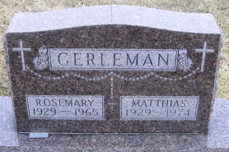 GERLEMAN, MATTHIAS - Winneshiek County, Iowa | MATTHIAS GERLEMAN 