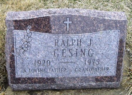GESING, RALPH J. - Winneshiek County, Iowa | RALPH J. GESING 