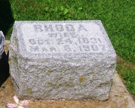 GILLETT, RHODA - Winneshiek County, Iowa | RHODA GILLETT 