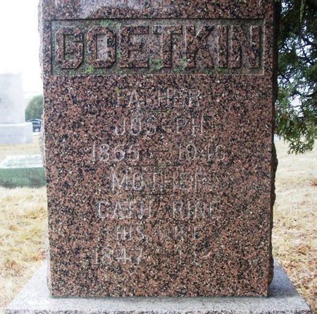 GOETKIN, CATHARINE - Winneshiek County, Iowa | CATHARINE GOETKIN 