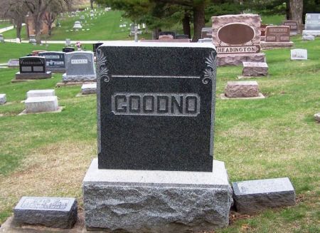 GOODNO, OTIS B. FAMILY STONE - Winneshiek County, Iowa | OTIS B. FAMILY STONE GOODNO 