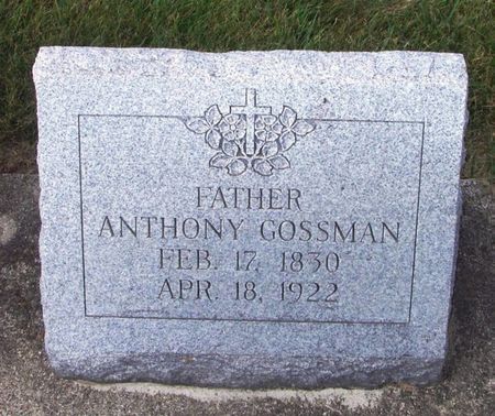 GOSSMAN, ANTHONY - Winneshiek County, Iowa | ANTHONY GOSSMAN 