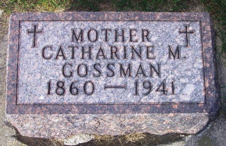 GOSSMAN, CATHERINE M. - Winneshiek County, Iowa | CATHERINE M. GOSSMAN 