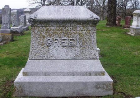 GREEN, HARRY H. D. D. CAPT FAMILY STONE - Winneshiek County, Iowa | HARRY H. D. D. CAPT FAMILY STONE GREEN 