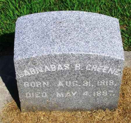 GREENE, BARNABAS B. - Winneshiek County, Iowa | BARNABAS B. GREENE 