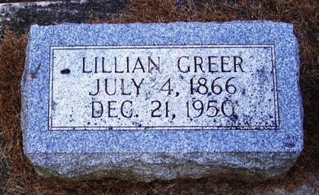 GREER, LILLIAN - Winneshiek County, Iowa | LILLIAN GREER 