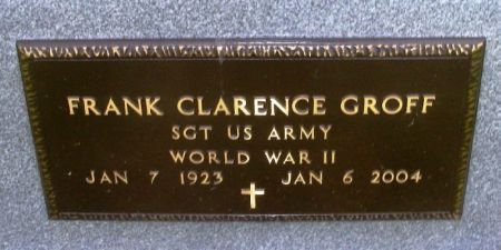 GROFF, FRANK CLARENCE - Winneshiek County, Iowa | FRANK CLARENCE GROFF 