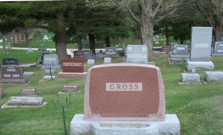 GROSS, FREDERICK W. FAMILY STONE - Winneshiek County, Iowa | FREDERICK W. FAMILY STONE GROSS 