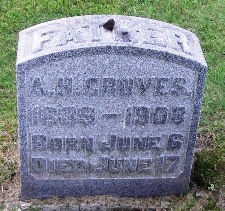 GROVES, A. H. - Winneshiek County, Iowa | A. H. GROVES 