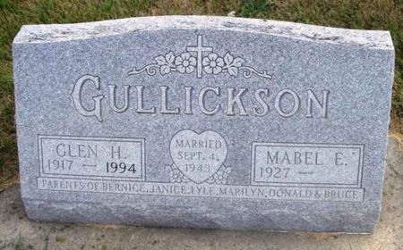 GULLICKSON, GLEN. H. - Winneshiek County, Iowa | GLEN. H. GULLICKSON 