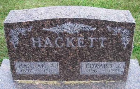 HACKETT, EDWARD J. - Winneshiek County, Iowa | EDWARD J. HACKETT 