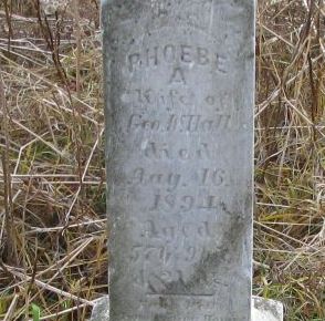 HALL, PHOEBE A. - Winneshiek County, Iowa | PHOEBE A. HALL 