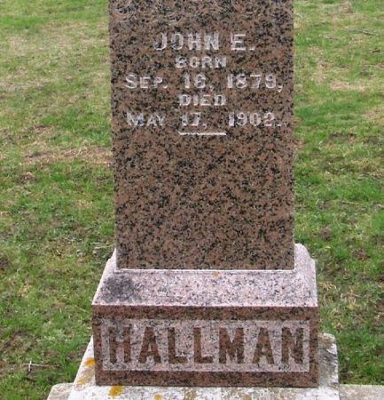 HALLMAN, JOHN E. - Winneshiek County, Iowa | JOHN E. HALLMAN 
