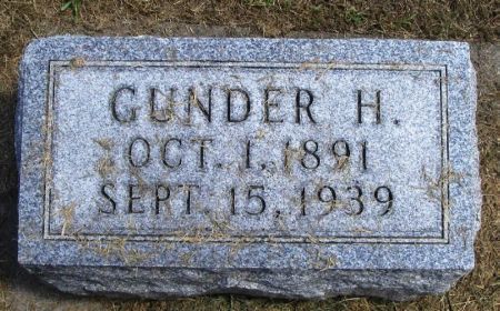 HALVORSON, GUNDER H. - Winneshiek County, Iowa | GUNDER H. HALVORSON 