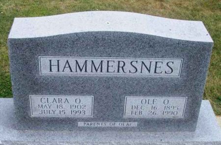 HAMMERSNES, CLARA O. - Winneshiek County, Iowa | CLARA O. HAMMERSNES 