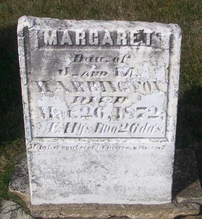 HARRINGTON, MARGARET - Winneshiek County, Iowa | MARGARET HARRINGTON 