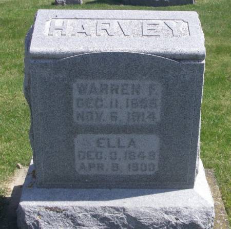 DONALDSON HARVEY, MARY ELLA - Winneshiek County, Iowa | MARY ELLA DONALDSON HARVEY 