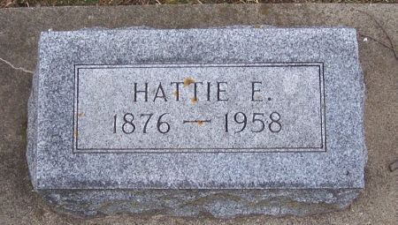 HASLIP, HATTIE E. - Winneshiek County, Iowa | HATTIE E. HASLIP 