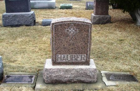 HAUBER, WILLIAM FAMILY STONE - Winneshiek County, Iowa | WILLIAM FAMILY STONE HAUBER 