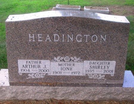 HEADINGTON, SHIRLEY - Winneshiek County, Iowa | SHIRLEY HEADINGTON 