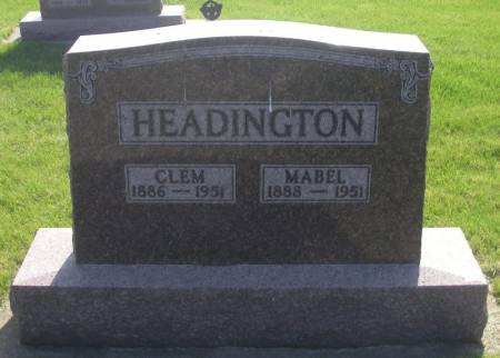NASH HEADINGTON, MABEL MARY - Winneshiek County, Iowa | MABEL MARY NASH HEADINGTON 