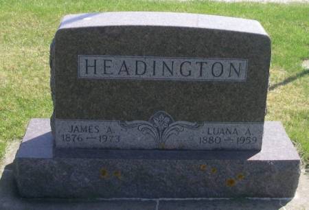 GATES HEADINGTON, LUANA ADDY  - Winneshiek County, Iowa | LUANA ADDY  GATES HEADINGTON 