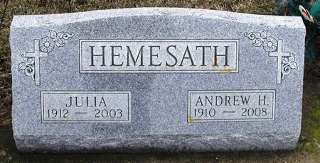 LECHTENBERG HEMESATH, JULIA MARY - Winneshiek County, Iowa | JULIA MARY LECHTENBERG HEMESATH 