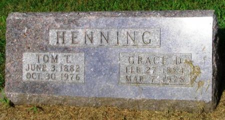HENNING, GRACE D. - Winneshiek County, Iowa | GRACE D. HENNING 