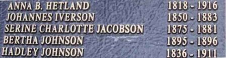 HETLAND, ANNA B. - Winneshiek County, Iowa | ANNA B. HETLAND 