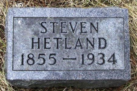 HETLAND, STEVEN - Winneshiek County, Iowa | STEVEN HETLAND 