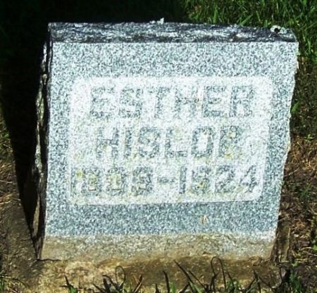 HISLOP, ESTHER - Winneshiek County, Iowa | ESTHER HISLOP 