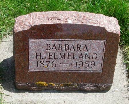 BENDA HJELMELAND, BARBARA - Winneshiek County, Iowa | BARBARA BENDA HJELMELAND 