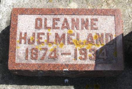 GRONENG HJELMELAND, OLEANNE - Winneshiek County, Iowa | OLEANNE GRONENG HJELMELAND 