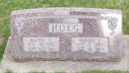 HOEG, HAROLD F. - Winneshiek County, Iowa | HAROLD F. HOEG 