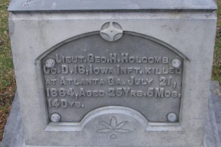 HOLCOMB, GEO. H. LIEUT. - Winneshiek County, Iowa | GEO. H. LIEUT. HOLCOMB 