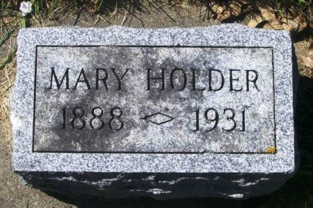 HOLDER, MARY - Winneshiek County, Iowa | MARY HOLDER 