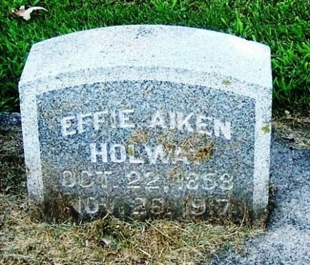 AIKEN HOLWAY, EFFIE - Winneshiek County, Iowa | EFFIE AIKEN HOLWAY 