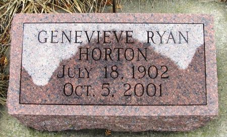 HORTON, GENEVIEVE - Winneshiek County, Iowa | GENEVIEVE HORTON 
