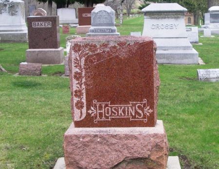 HOSKINS, ABRAHAM P. FAMILY STONE - Winneshiek County, Iowa | ABRAHAM P. FAMILY STONE HOSKINS 