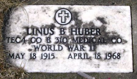 HUBER, LINUS B. - Winneshiek County, Iowa | LINUS B. HUBER 