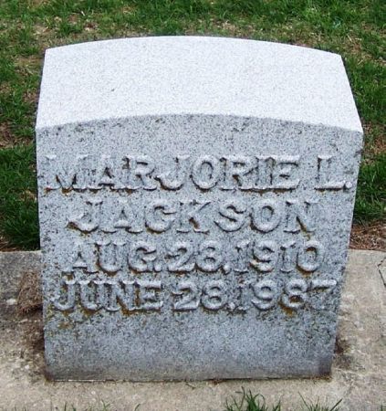 JACKSON, MARJORIE L. - Winneshiek County, Iowa | MARJORIE L. JACKSON 