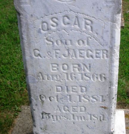 JAEGER, OSCAR - Winneshiek County, Iowa | OSCAR JAEGER 