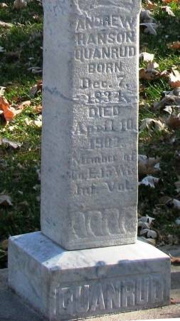 QUANRUD, ANDREW HANSON - Winneshiek County, Iowa | ANDREW HANSON QUANRUD 