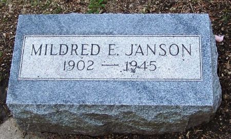 JANSON, MILDRED E. - Winneshiek County, Iowa | MILDRED E. JANSON 