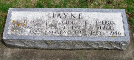 JAYNE, JOHN BRECKENRIDGE - Winneshiek County, Iowa | JOHN BRECKENRIDGE JAYNE 