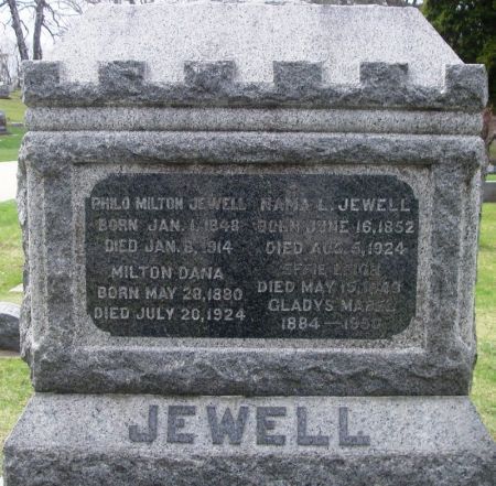 JEWELL, MILTON DANA - Winneshiek County, Iowa | MILTON DANA JEWELL 